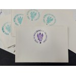 Set of envelopes and paper (21 pcs.), Union of Modern Humanism, various shades