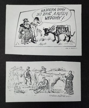 Set of 2 leaflet printing, A. Gacparski
