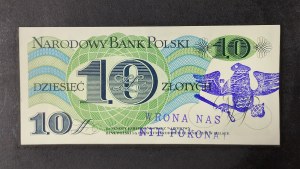 Banknote 10 gold 1982, the crow shall not beat us, UNC, A 2224406
