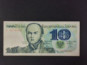 Banknote 10 gold 1982, the crow shall not beat us, E 4279340