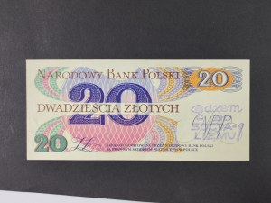 Banknote 20 zloty 1982, together to socialism, B 2126898