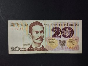Banknote 20 gold 1982, the crow shall not beat us, E 4915113