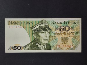 Banknote 50 zloty 1979, the crow shall not beat us!, CM 1270020
