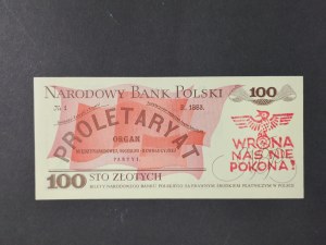 Banknote 100 gold 1979, the crow shall not beat us, UNC, GB 2906417
