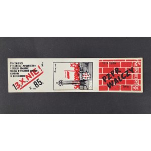 Briefmarkenblock, PZPR-Kämpfe, KKW, Werft