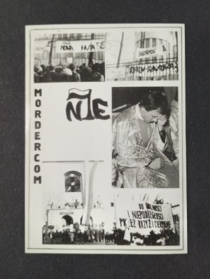 Pocket calendar, Murderers NO, Popieluszko, 1985