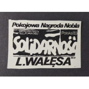 Znaczek, Pokojowa Nagroda Nobla, L. Wałęsa, 1983