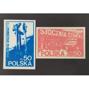 Zestaw 2 znaczków, Poległym Stoczniowcom