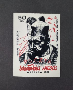 Stamp, Primate of the Millennium, Cardinal Stefan Wyszynski, Wroclaw 1983