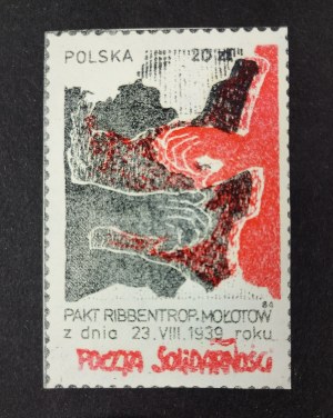 Stamp, Ribbentrop Pact. Molotov dated 23.VIII.1939
