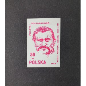 Znaczek, Lech Wałęsa, Pokojowa Nagroda Nobla, 1983