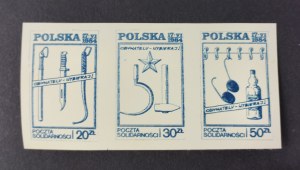 Block of 3 stamps, elections, 1984
