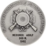 Switzerland - Glarus - Silver medal 1962 - Glarus cantonal championship - Switzerland, Swiss Shooting Medal