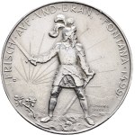 Switzerland - Graubünden - Silver medal 1900 - Chur, Graubündnerisches Kantonal-Schützenfest - Switzerland, Swiss Shooting Medal