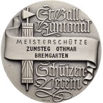Switzerland - St. Gallen - Silver medal n.d. - St. Gallischer Kantonalschützenverein, Meisterschütze - Switzerland, Swiss Shooting Medal