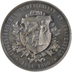 Switzerland - Thurgau - Silver medal 1890 - Frauenfeld, Federal Shooting Festival - NGC MS 62 - Switzerland, Swiss Shooting Medal