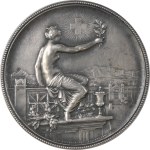 Switzerland - Zurich - Silver medal 1890 - Winterthur, Federal Shooting Festival - NGC AU 58 - Switzerland, Swiss Shooting Medal