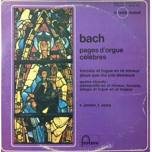 Jan Sebastian Bach, Słynne utwory na organy