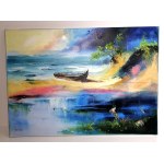 Alfred Anioł, Boat on the beach