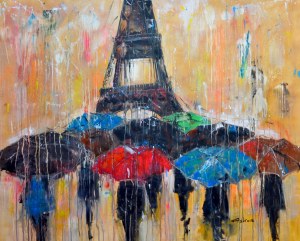 Piotr Piskorz, Paris Weeping with Rain XXL