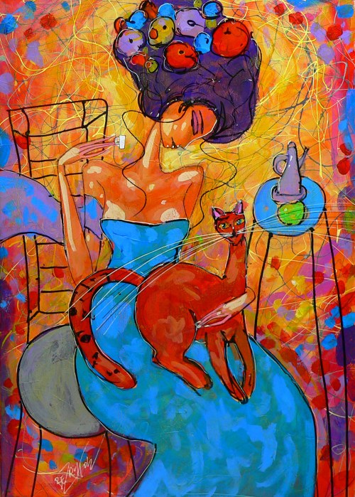 Wiktor Bezrukow, Lady with a cat