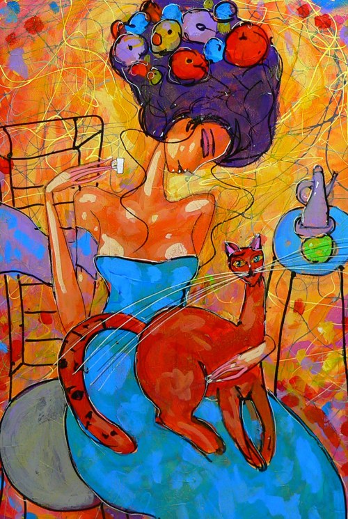 Wiktor Bezrukow, Lady with a cat
