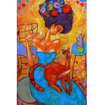 Viktor Bezrukov, Signora con gatto