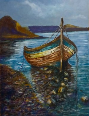 Ewa Sutor, Boat on the Shore