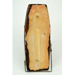 DUTKA Leszek - Plakieta ceramiczna - Dama z wachlarzem - Kraków lata 60.