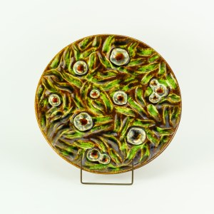 NAGRABA Zbigniew - Decorative platter - Krakow 1970s.