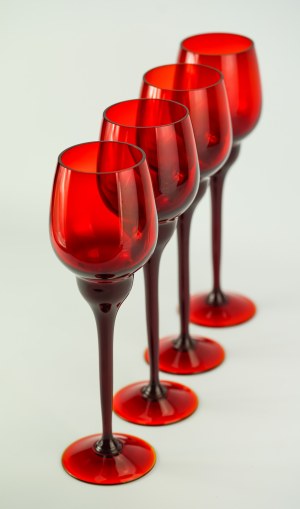 FIEDOROWICZ Ludwik - HSG Ząbkowice - Set of 4 cups - 1970s.