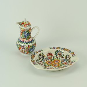 ZPS Karolina - Cepelia Opolska - Ashtray and jug.