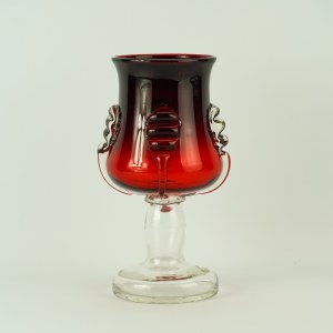 SŁUCZAN-ORKUSZ Jerzy - HS Tarnowiec - Chalice with scales. - 1970s.