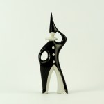 ZPS Bogucice - "Harlequin" figurine - 1960s - Unique.