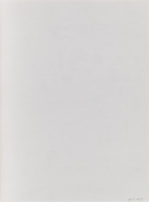 Jan Tarasin (1926 Kalisz - 2009 Warsaw), Untitled (Black spots on gray background), 1990