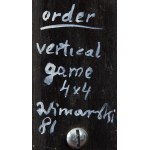 Ryszard Winiarski (1936 Lwów - 2006 Warszawa), Order vertical game 4 x 4 , 1981