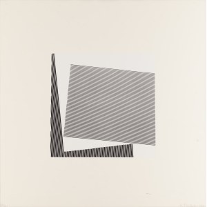 Henryk Stażewski (1894 Warszawa - 1988 Warszawa), Grafika + obwoluta do prac , 1975