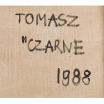 Tomasz Tatarczyk (1947 Katowice - 2010 Warszawa), Czarne wzgórze (dyptyk), 1988