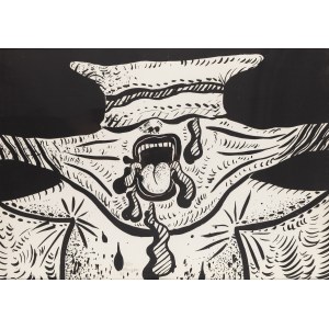 Pinchas Burstein \ Maryan (1927 Nowy Sącz - 1977 Nowy Jork), Bez tytułu, 1973