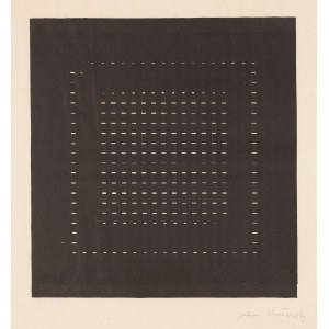 Julian Stańczak (1928 Borownica - 2017 Seven Hills, Ohio), Constelation , lata 60. XX w.