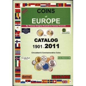 Kosinski Thomas Gregory, Kosiniski Tomasz - Coins of Europe. Catalog 1901-2011: Circulated & Commemorative Coins, numiKO...