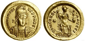 Roman Empire, solidus, (408-420), Constantinople