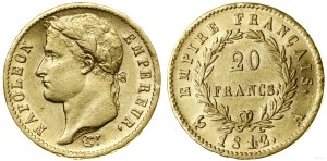 France, 20 francs, 1812 A, Paris