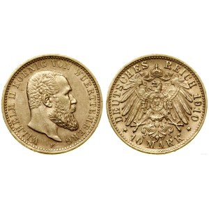 Niemcy, 10 marek, 1910 F, Stuttgart