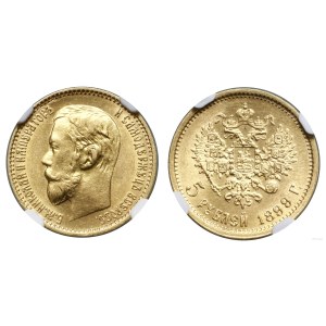 Rosja, 5 rubli, 1899 ФЗ, Petersburg