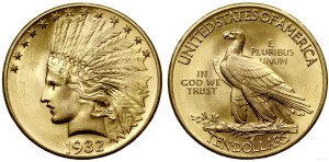 United States of America (USA), $10, 1932, Philadelphia