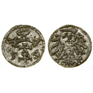 Polska, denar, 1554, Gdańsk