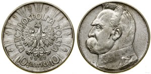 Poland, 10 zloty, 1937, Warsaw