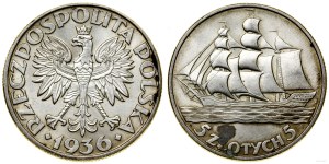 Poland, 5 zloty, 1936, Warsaw