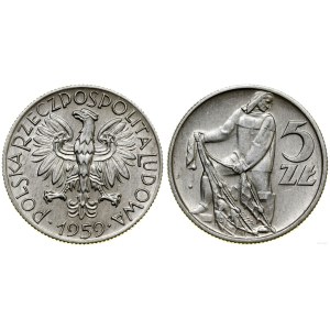 Polska, 5 złotych, 1959, Warszawa